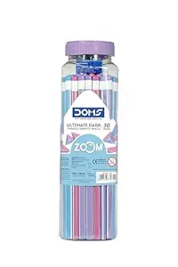 Doms Zoom Ultimate Dark Triangle Pencil | Jar Pack, 30 Pieces