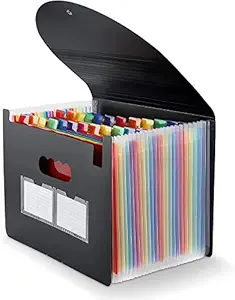 ARURA (LABEL) 24 Pockets File Folder With Cover