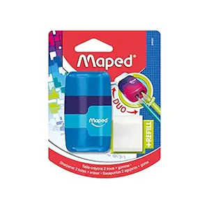 Maped Connect - 2 Holes Basic Premium with Earser Blister