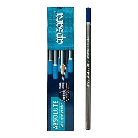 Apsara Absolute Extra Dark Pencils - Pack of 10