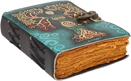 Blank Spell Book of Shadows Journal with Lock Clasp