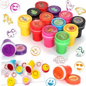 20pc Emoji Stamps for Kids - Fancy Stationery items for Girls Boys
